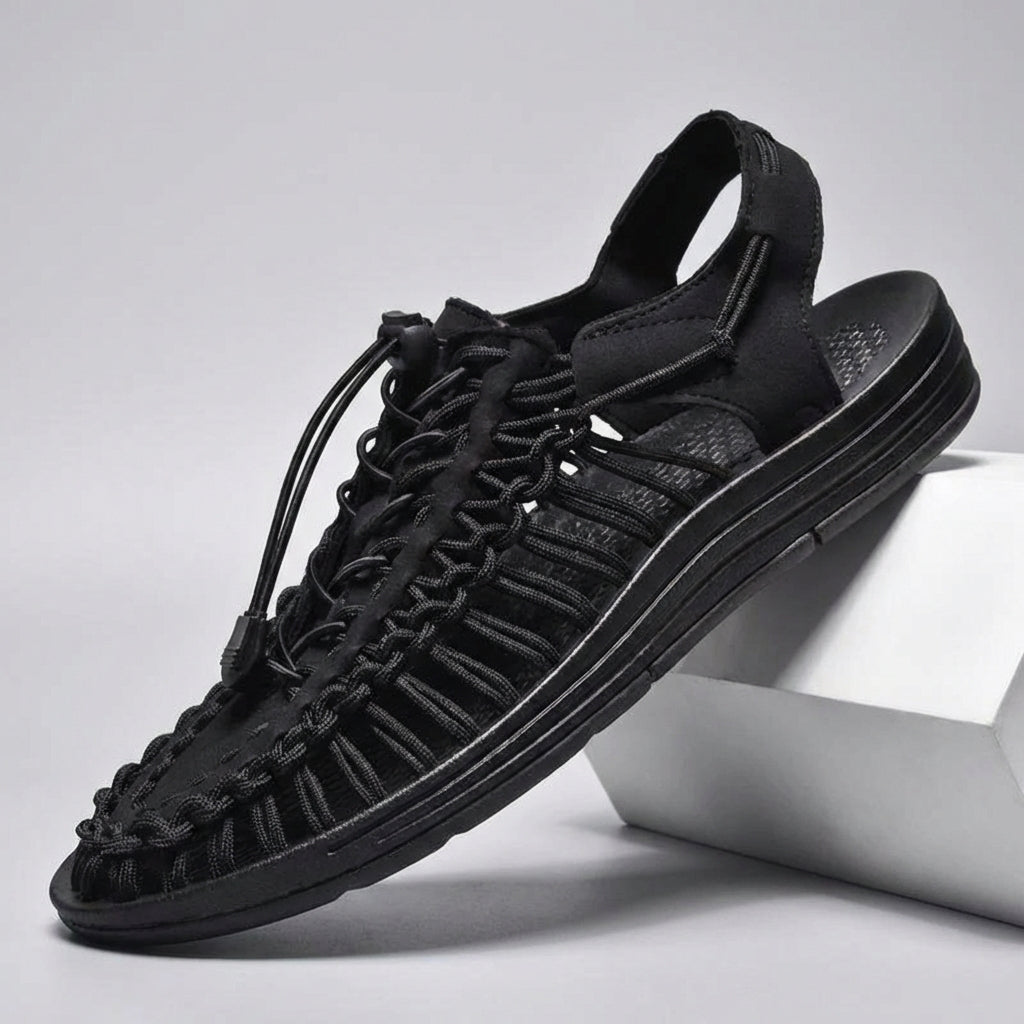 Braided Bungee Sport Sandals for Men – Orthopedic Comfort & Support