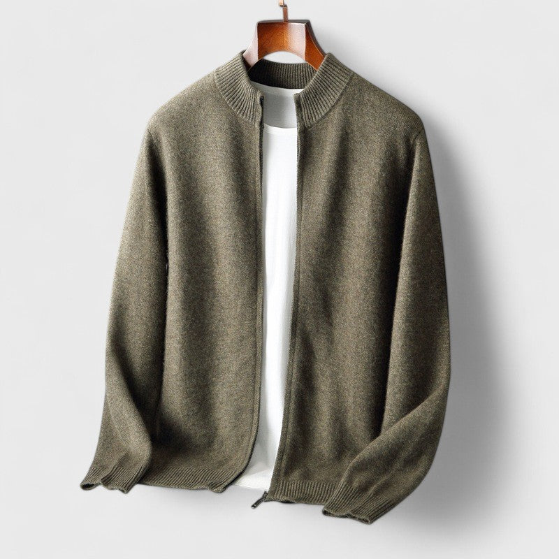 Premium-LineMerinoWoolCardigan