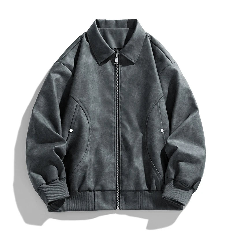 Harry Oversized Bomber Jacket | Collared Hip-Length Jacket