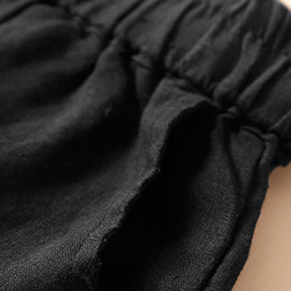 Relaxed Fit Mid-Thigh Shorts with Lace Trim for Women – Comfortable Casual Style