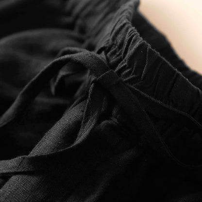 Relaxed Fit Mid-Thigh Shorts with Lace Trim for Women – Comfortable Casual Style