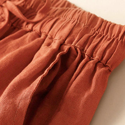 Relaxed Fit Mid-Thigh Shorts with Lace Trim for Women – Comfortable Casual Style