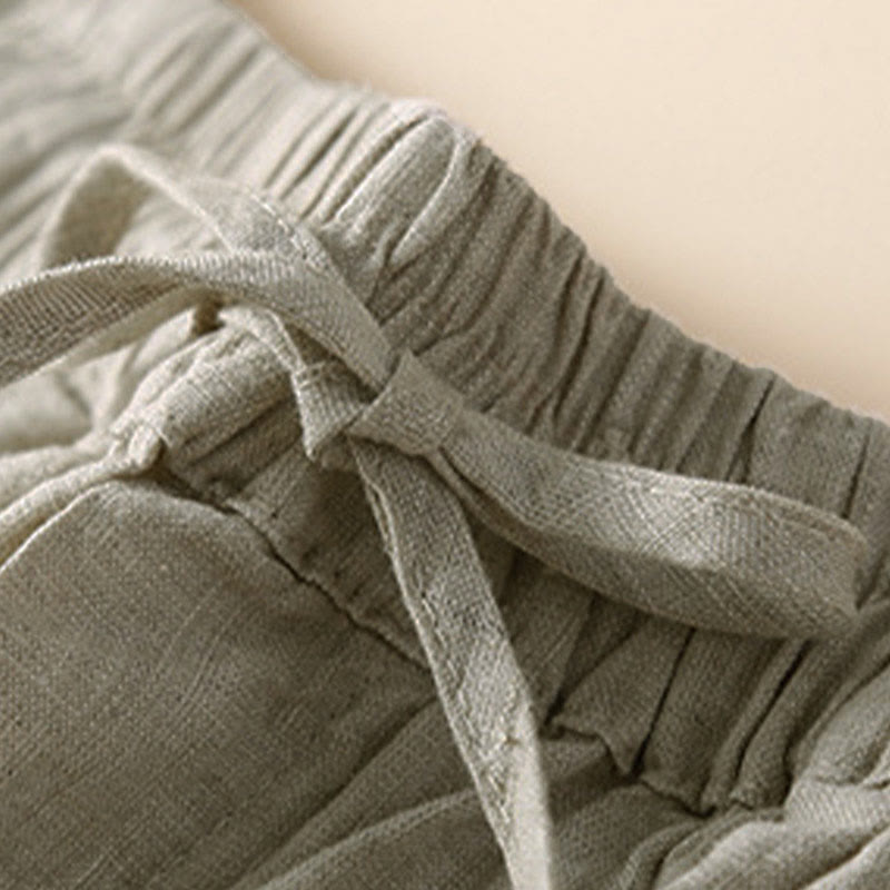 Relaxed Fit Mid-Thigh Shorts with Lace Trim for Women – Comfortable Casual Style