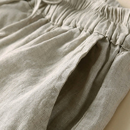 Relaxed Fit Mid-Thigh Shorts with Lace Trim for Women – Comfortable Casual Style