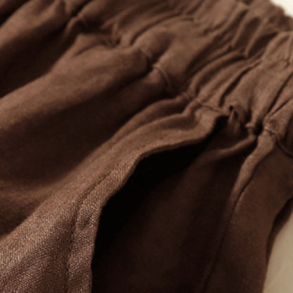 Relaxed Fit Mid-Thigh Shorts with Lace Trim for Women – Comfortable Casual Style