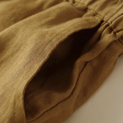 Relaxed Fit Mid-Thigh Shorts with Lace Trim for Women – Comfortable Casual Style