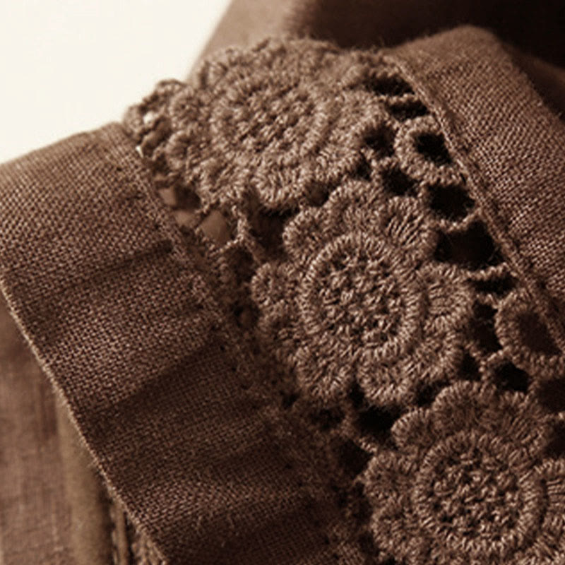 Relaxed Fit Mid-Thigh Shorts with Lace Trim for Women – Comfortable Casual Style