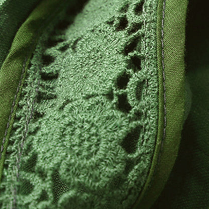 Relaxed Fit Mid-Thigh Shorts with Lace Trim for Women – Comfortable Casual Style