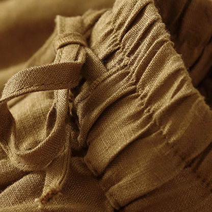 Relaxed Fit Mid-Thigh Shorts with Lace Trim for Women – Comfortable Casual Style