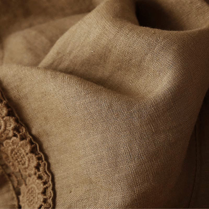 Relaxed Fit Mid-Thigh Shorts with Lace Trim for Women – Comfortable Casual Style