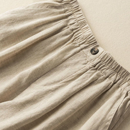 Relaxed Fit Knee-Length Shorts for Women – Casual Comfort & Style