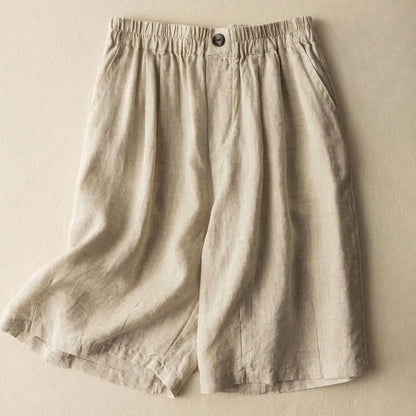 Relaxed Fit Knee-Length Shorts for Women – Casual Comfort & Style