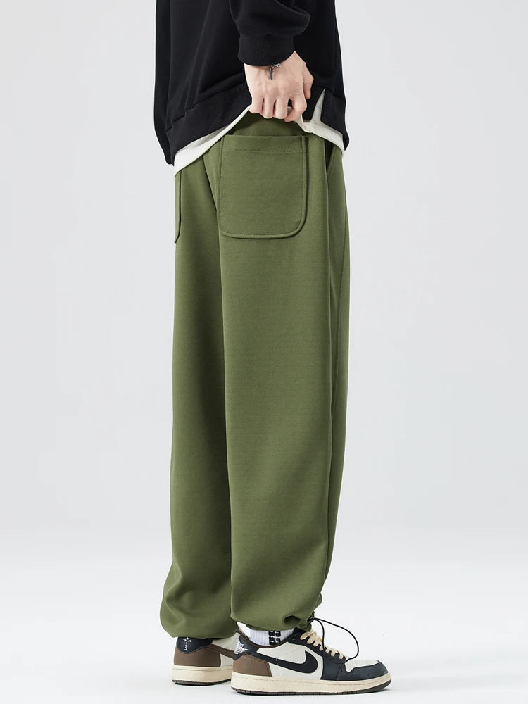 Freddie Pleated Wide-Leg Trousers | Belted Side Pockets Trousers