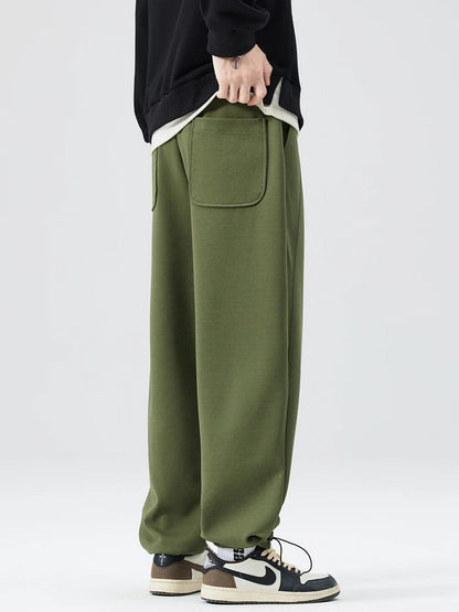 Freddie Pleated Wide-Leg Trousers | Belted Side Pockets Trousers