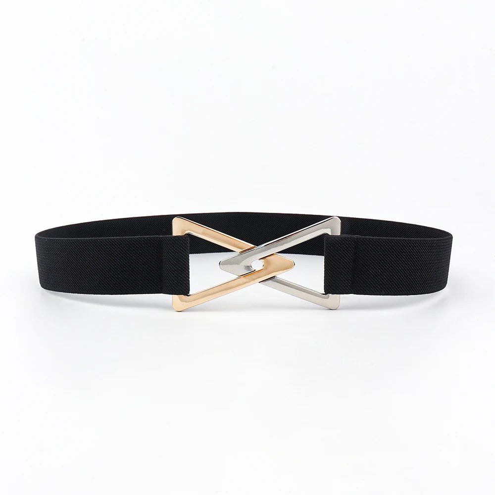 Isla Waist-Cinching Waist Belt | Solid V-Buckle Waist Belt