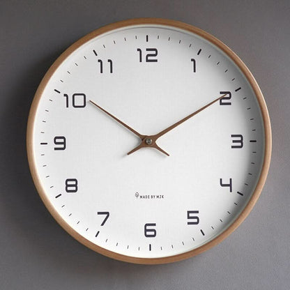 Minimalist Wall Clock with Slim Profile