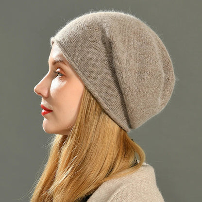 Amelia Slouchy Beanie | Ribbed Solid Beanie
