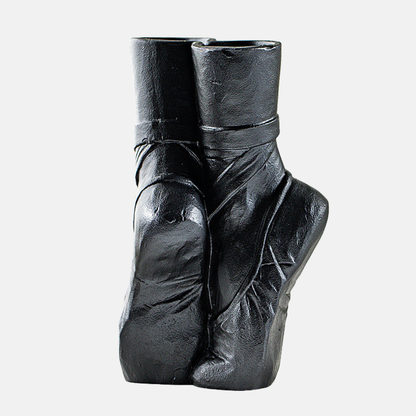 Contemporary Ceramic Ballet Shoe Vase