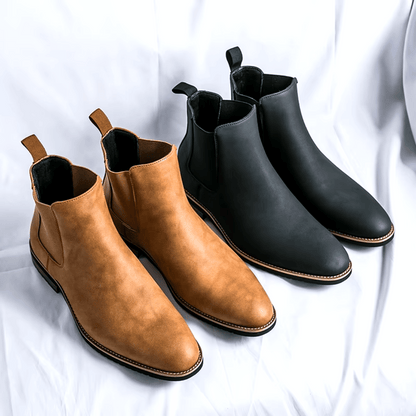 Henry Sleek Chelsea Boots | Solid Ankle-Length Boots