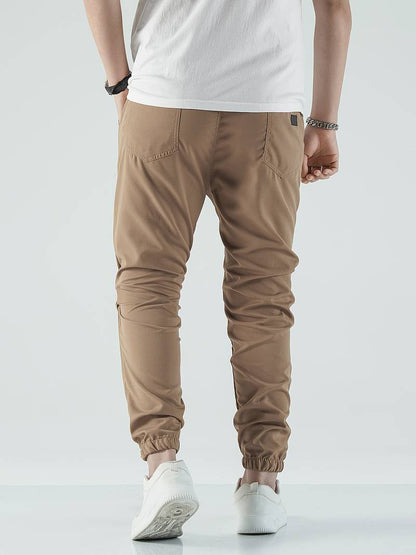 Freddie Relaxed Tapered Joggers | Drawstring Waist Side Pockets Joggers