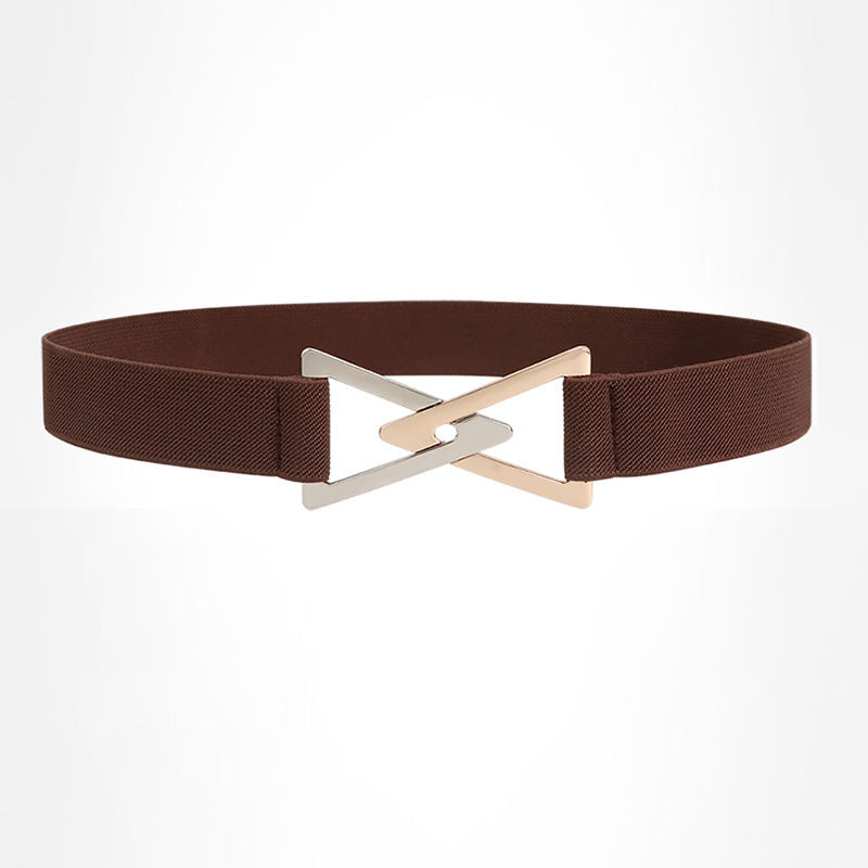 Isla Waist-Cinching Waist Belt | Solid V-Buckle Waist Belt