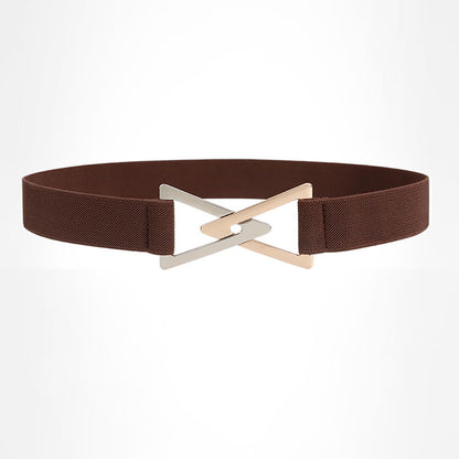 Isla Waist-Cinching Waist Belt | Solid V-Buckle Waist Belt