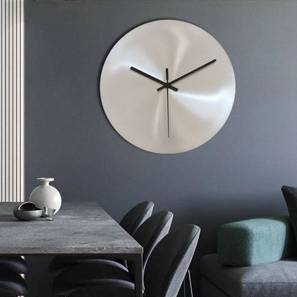 Minimalist Matte Metal Wall Clock