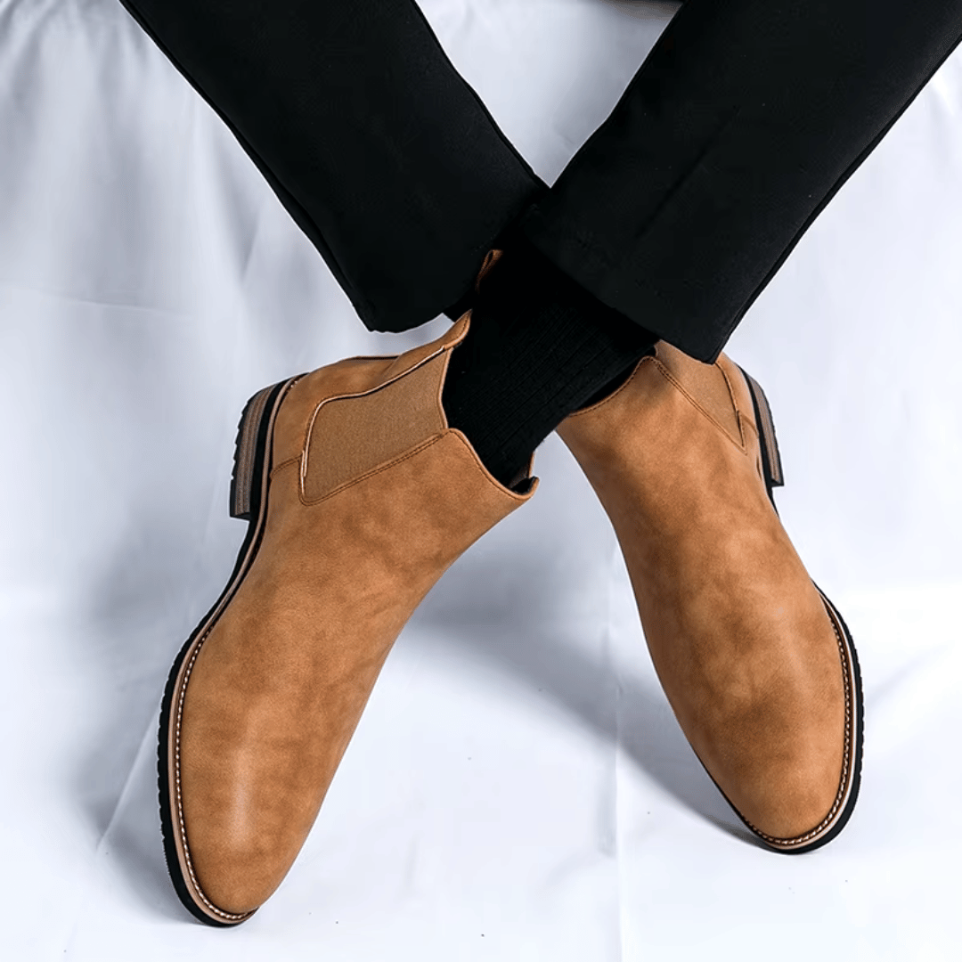 Henry Sleek Chelsea Boots | Solid Ankle-Length Boots