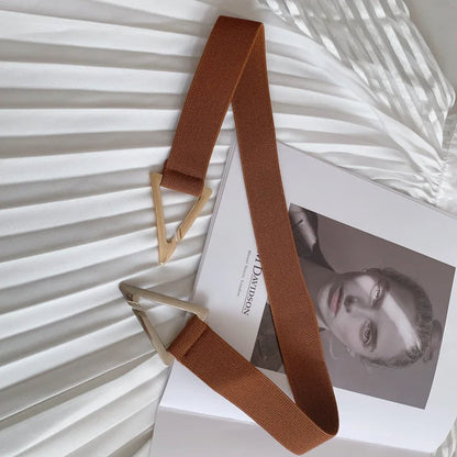 Isla Waist-Cinching Waist Belt | Solid V-Buckle Waist Belt