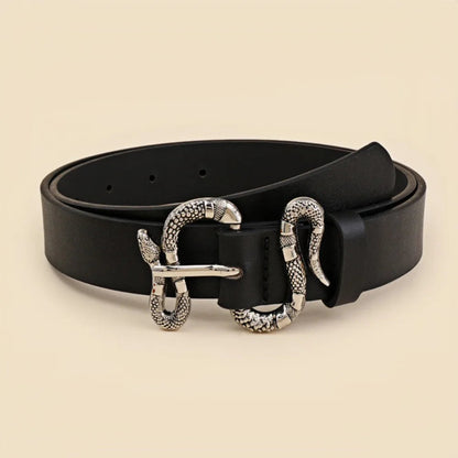 Freya Waist-Cinching Waist Belt | Snake Buckle Waist Belt