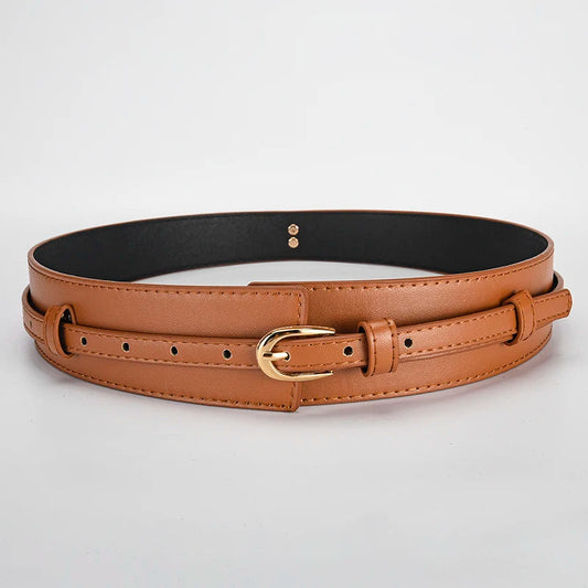 Isla Wrap Belt | Buckle Closure Dual Strap Belt