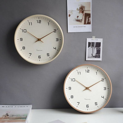 Minimalist Wall Clock with Slim Profile