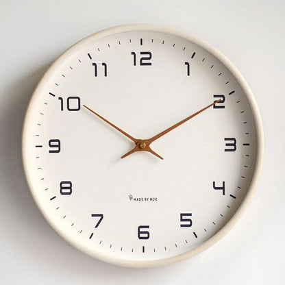 Minimalist Wall Clock with Slim Profile