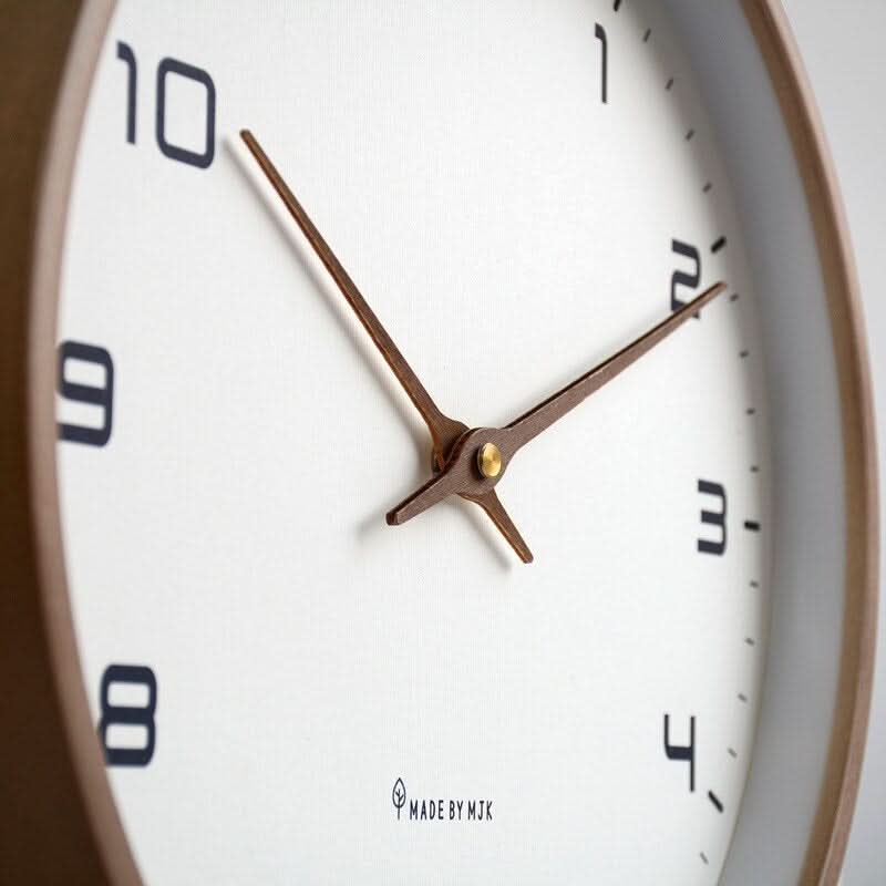 Minimalist Wall Clock with Slim Profile