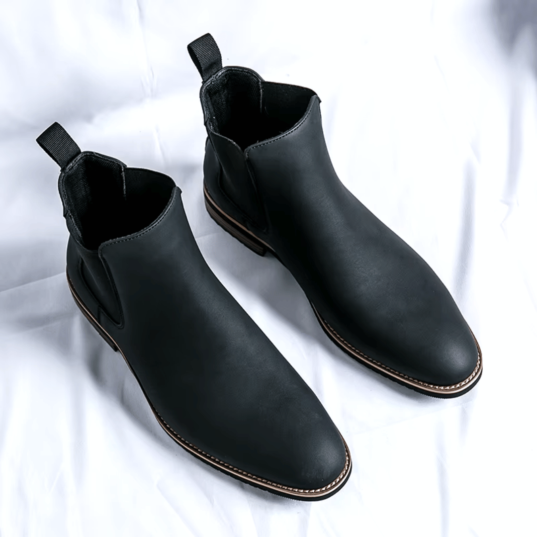 Henry Sleek Chelsea Boots | Solid Ankle-Length Boots