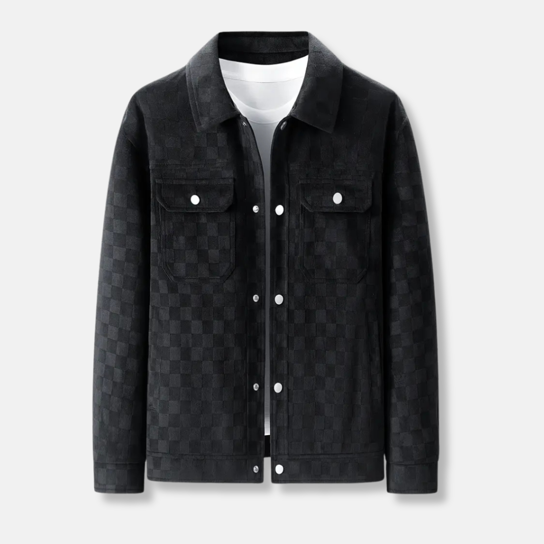 Rocco Relaxed Fit Shirt Jacket | Collared Check Casual Shirt Jacket