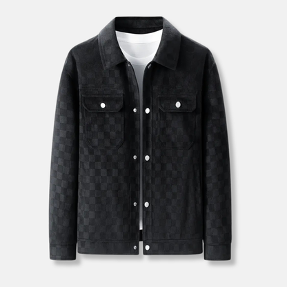 Rocco Relaxed Fit Shirt Jacket | Collared Check Casual Shirt Jacket