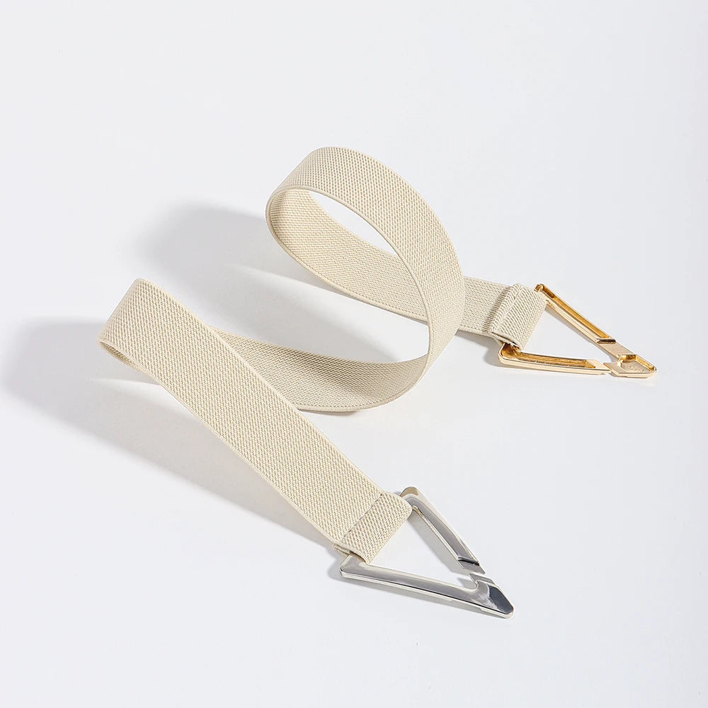 Isla Waist-Cinching Waist Belt | Solid V-Buckle Waist Belt