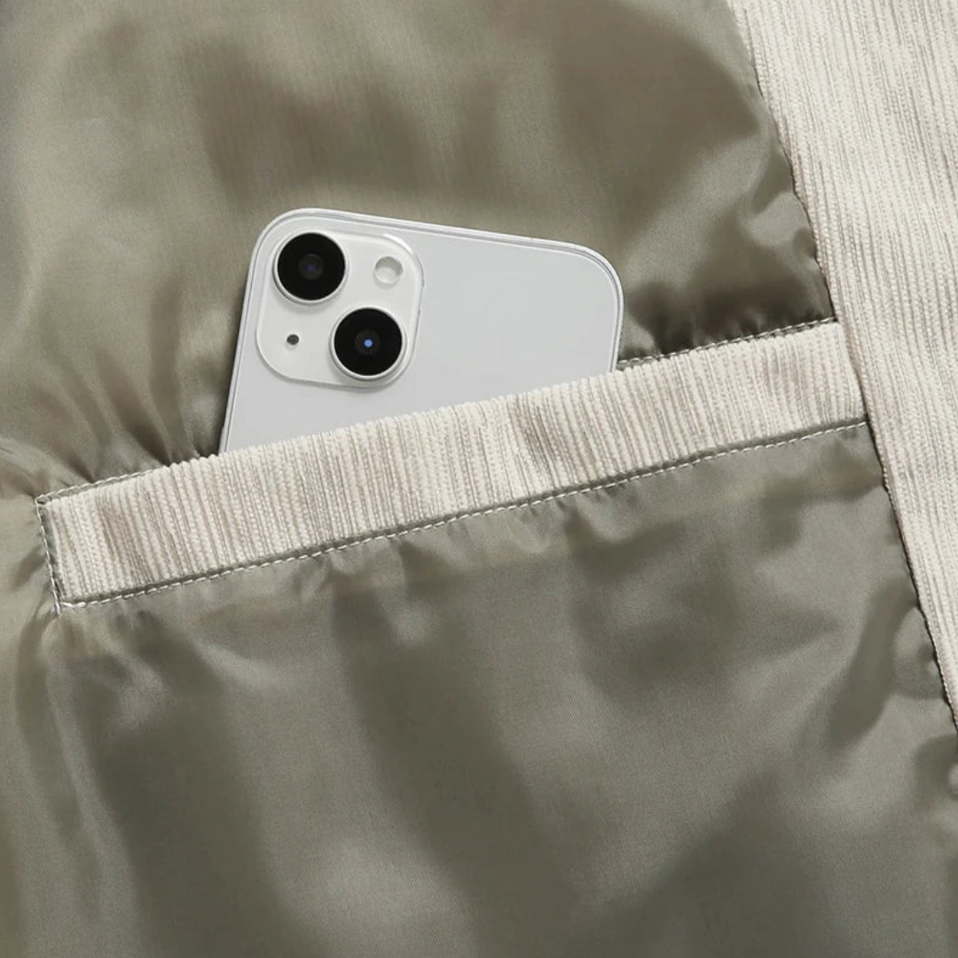 Joshua Regular Fit Button-Up Jacket | Collared Long Sleeve Hip-Length Button-Up Jacket