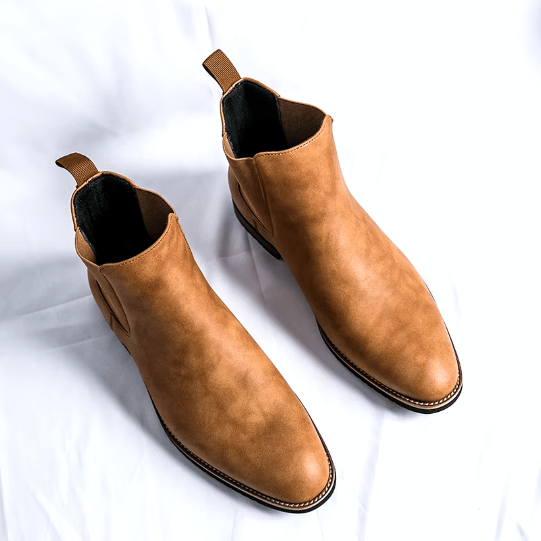 Henry Sleek Chelsea Boots | Solid Ankle-Length Boots