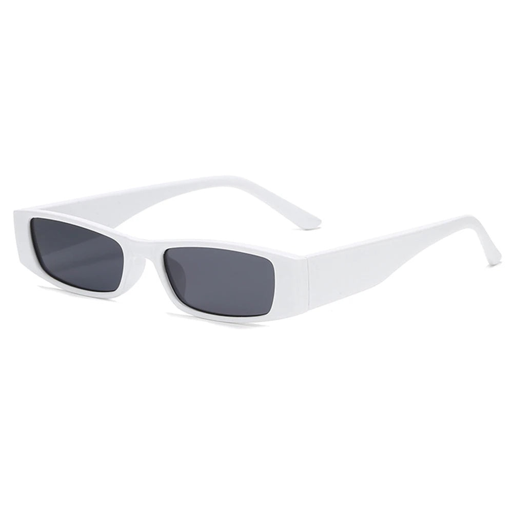 Isla Rectangle Frame Sunglasses | Tinted Lenses Narrow Sunglasses