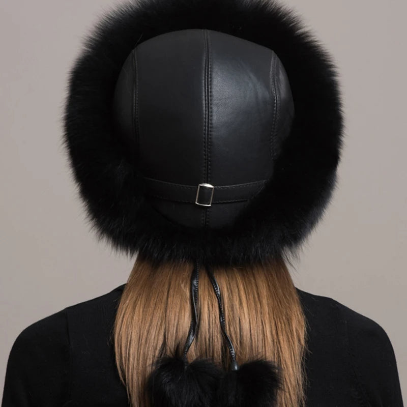 Ivy Voluminous Fur Hat | Plush Solid Fur Hat
