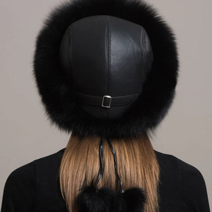 Ivy Voluminous Fur Hat | Plush Solid Fur Hat