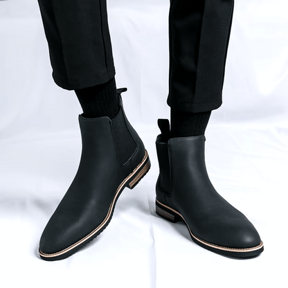 Henry Sleek Chelsea Boots | Solid Ankle-Length Boots