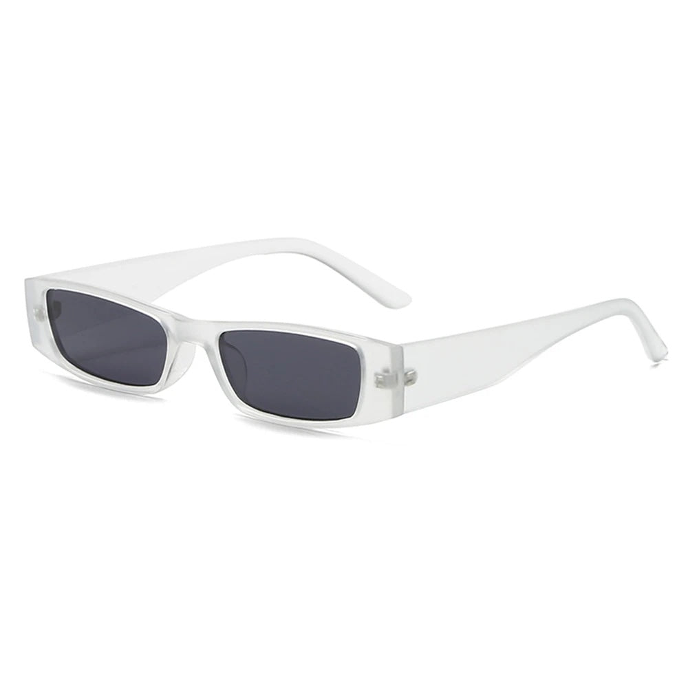 Isla Rectangle Frame Sunglasses | Tinted Lenses Narrow Sunglasses