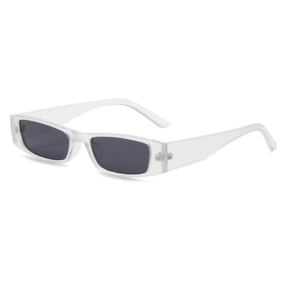 Isla Rectangle Frame Sunglasses | Tinted Lenses Narrow Sunglasses