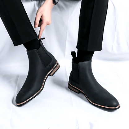 Henry Sleek Chelsea Boots | Solid Ankle-Length Boots