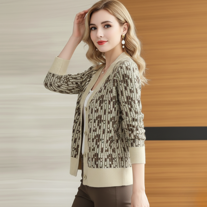 Isabella Regular Fit Cardigan | V-Neck Button Front Cardigan