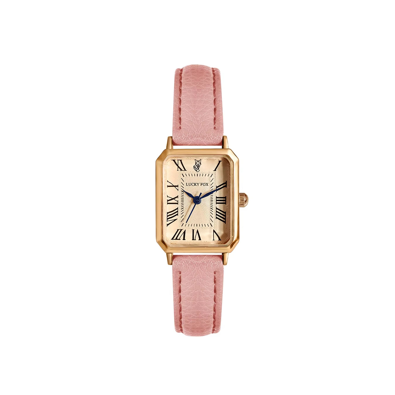 Isabella Rectangle Wristwatch | Roman Numerals Solid Wristwatch