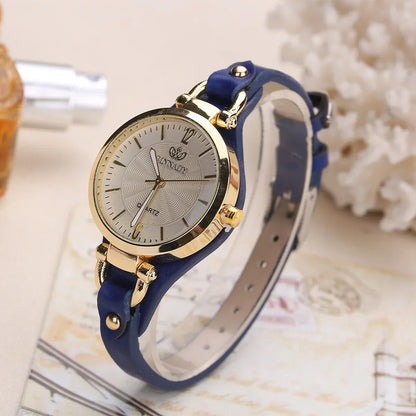 Isla Swirl Pattern Wristwatch | Gold-Tone Accents Round Dial Wristwatch